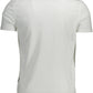 Elegant White Embroidered Polo Shirt