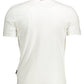 Elegant White Polo with Unique Embroidery