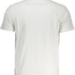 Elegant White Cotton Polo Shirt