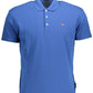 Elegant Short-Sleeved Blue Polo