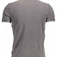 Elegant Gray Short-Sleeved Polo