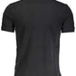 Elegant Black Embroidered Polo