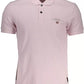 Elegant Pink Polo with Chic Embroidery