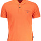 Elegant Red Cotton Polo with Emblem Detail