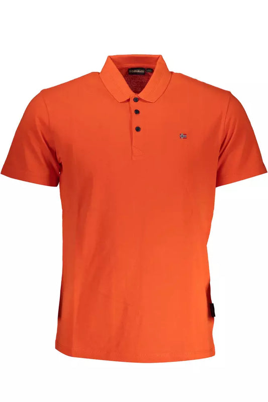 Summer Chic Pink Cotton Polo Shirt