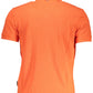 Elegant Red Cotton Polo with Emblem Detail