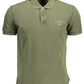 Chic Green Cotton Polo Shirt