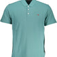 Elegant Green Short-Sleeved Polo Shirt