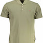 Classic Green Polo with Elegant Embroidery