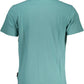 Elegant Green Short-Sleeved Polo Shirt