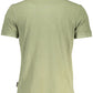 Green Cotton Classic Polo with Logo Embroidery