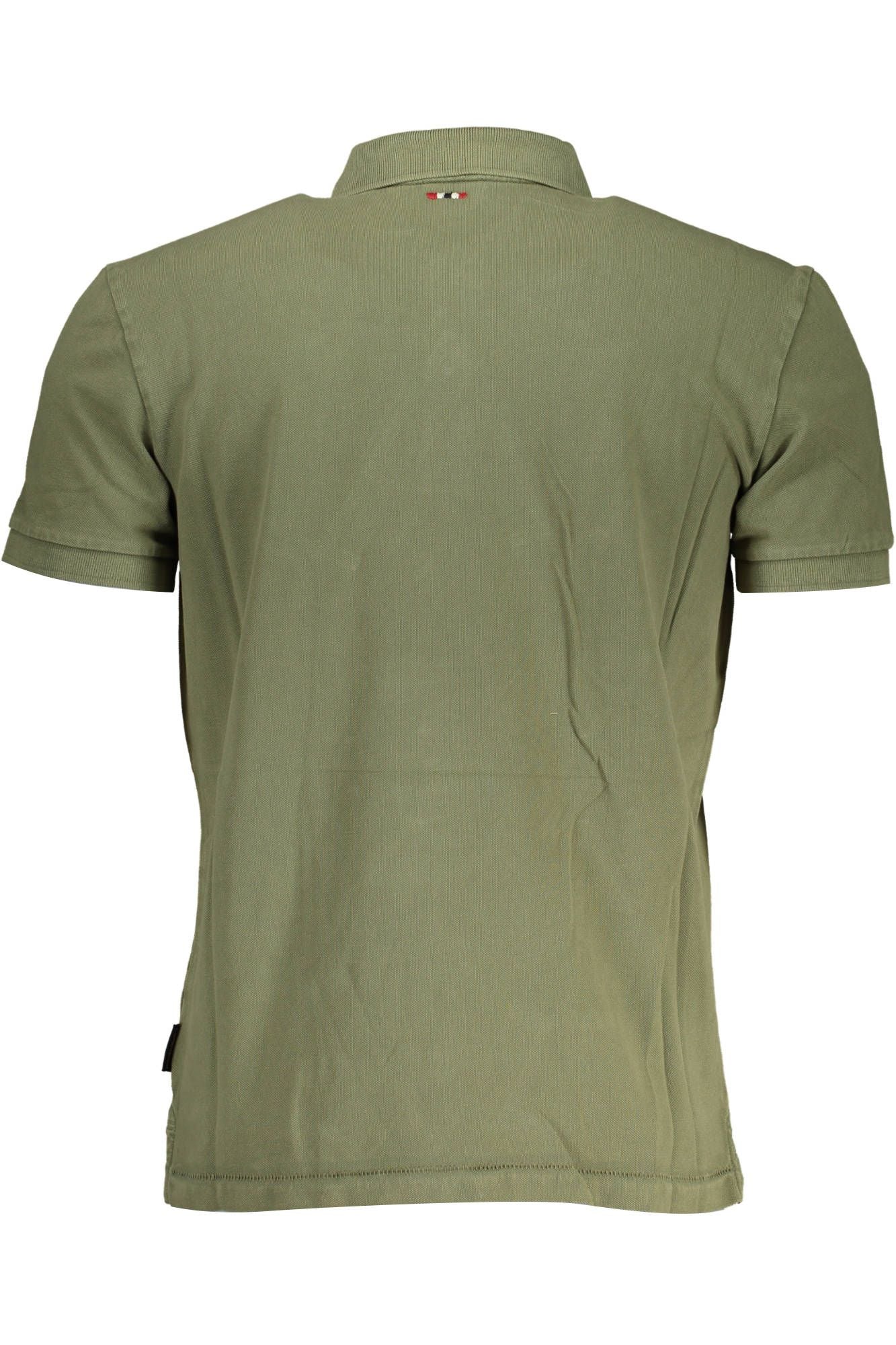 Timeless Green Embroidered Cotton Polo