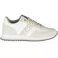 Sleek White Sneakers with Logo Detail