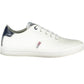 Chic White Lace-Up Sports Sneakers