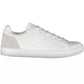 Elegant White Lace-Up Sports Sneakers