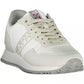 Sleek White Sneakers with Logo Detail