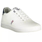 Sleek White Sneakers with Contrasting Accents