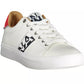Sleek White Sneakers with Contrasting Details