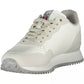 Sleek White Sneakers with Logo Detail