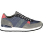 Chic Blue Lace-Up Sports Sneakers