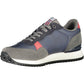 Chic Blue Lace-Up Sports Sneakers