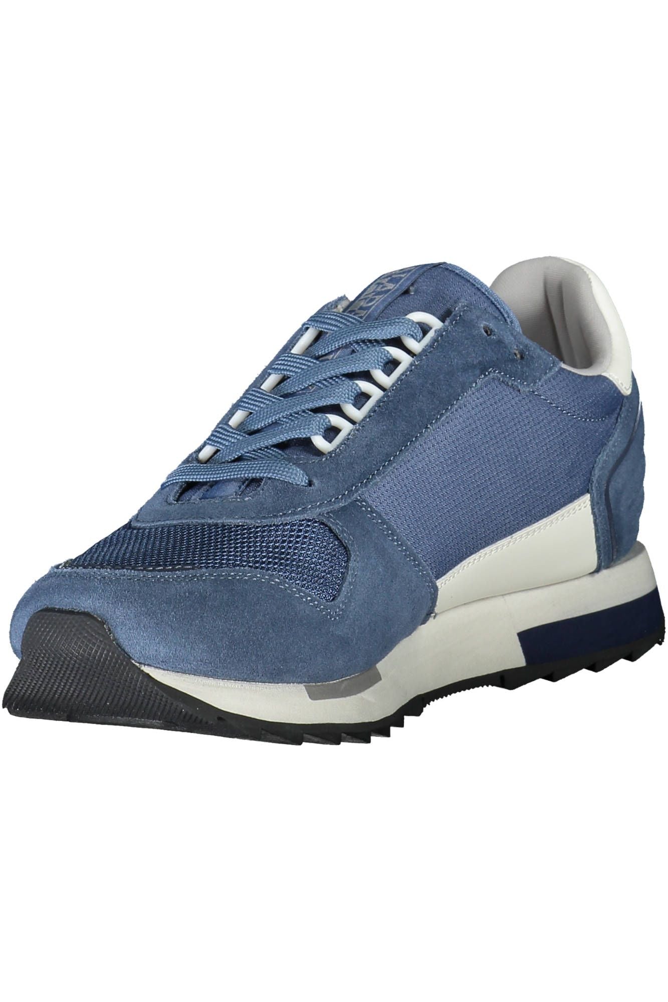 Sleek Blue Athletic Sneakers with Contrast Details