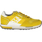 Sleek Yellow Lace-Up Sport Sneakers