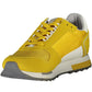 Sleek Yellow Lace-Up Sport Sneakers