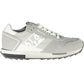 Gray Contrast Lace-Up Sneakers