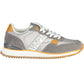 Chic Gray Lace-Up Sports Sneakers