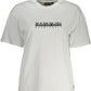 Chic White Logo Print T-Shirt