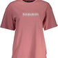 Chic Pink Logo Tee with Versatile Style
