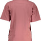 Chic Pink Logo Tee with Versatile Style