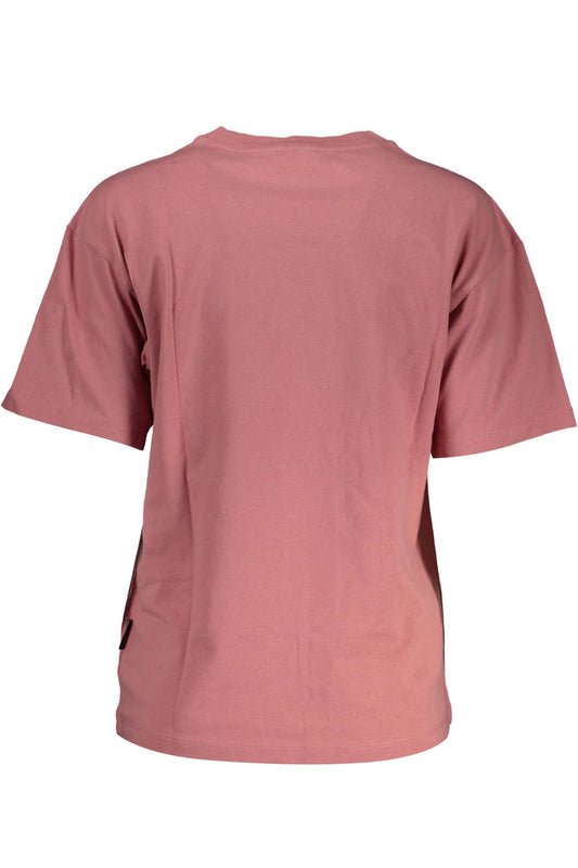 Chic Pink Logo Tee with Versatile Style