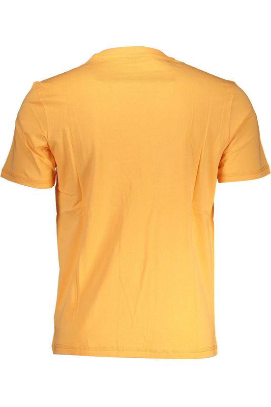 Vibrant Orange Tee with Signature Print