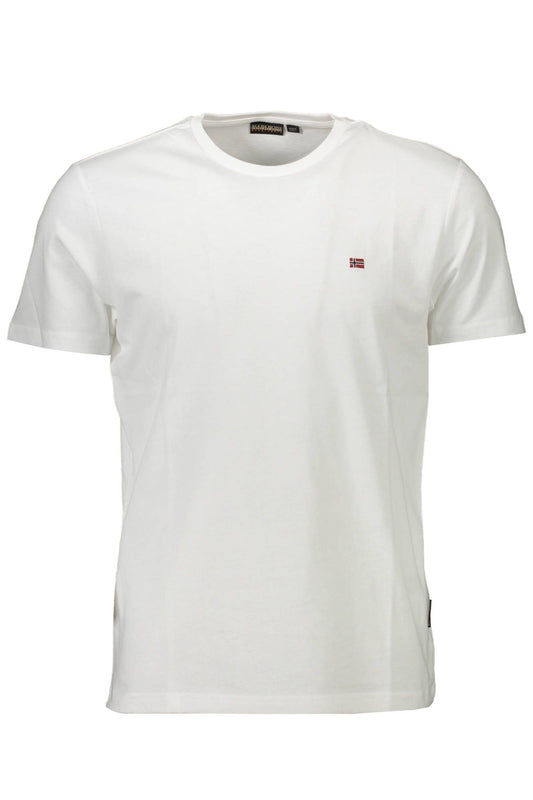 Eco-Friendly White Logo Tee