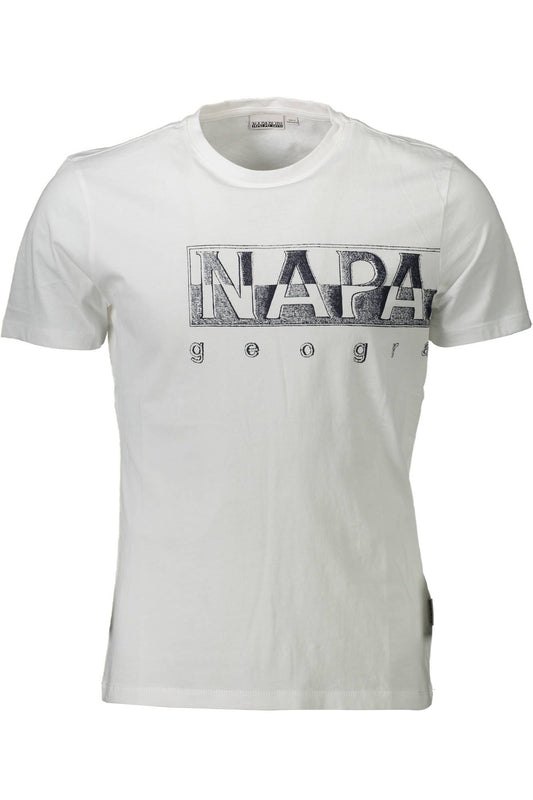 Elevated Casual White Tee with Iconic Print