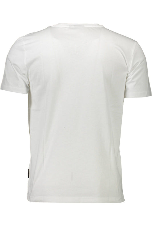 Eco-Friendly White Logo Tee