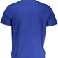Chic Blue Printed Logo Tee