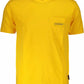 Sun-Kissed Yellow Cotton Tee with Chest Pocket