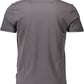 Classic Crew Neck Logo Tee in Gray