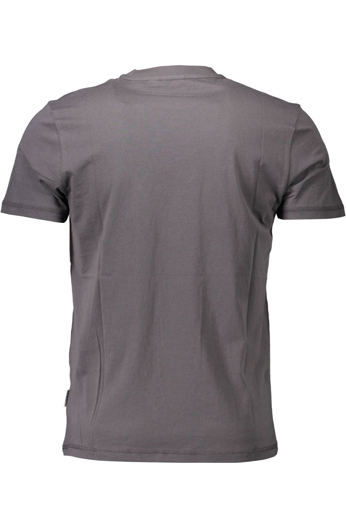 Classic Crew Neck Logo Tee in Gray