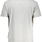 Elegant Gray Logo Tee with Timeless Appeal