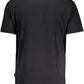 Chic Black Printed Tee With Classic Logo