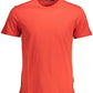 Elevated Casual Red Cotton Tee