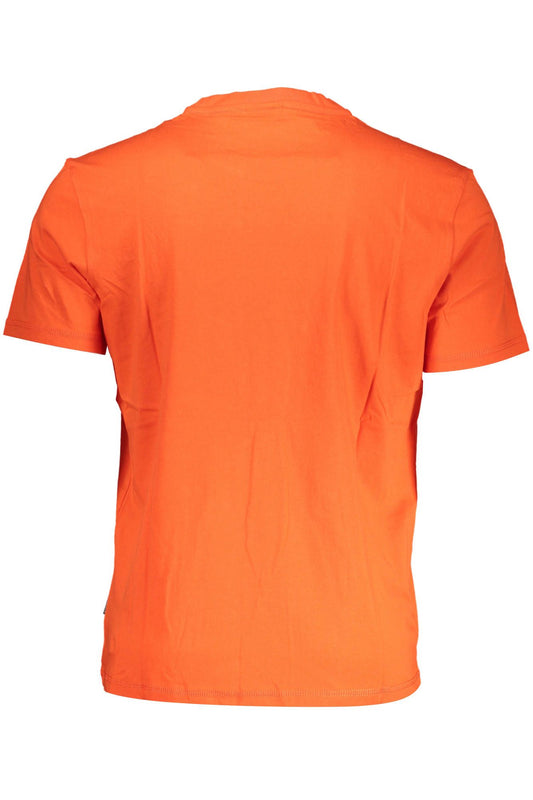 Vibrant Red Cotton T-Shirt with Bold Print