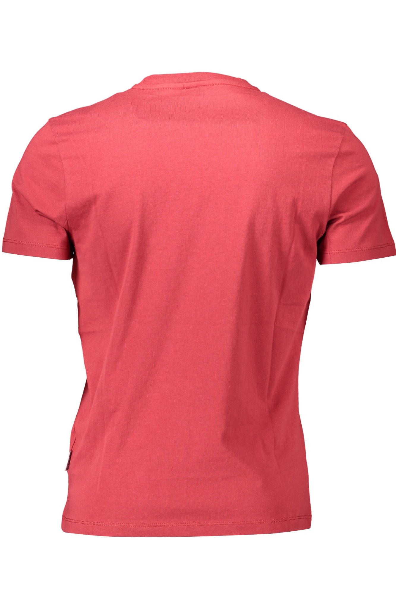 Radiant Red Crew Neck Logo Tee