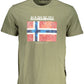 Emerald Green Round Neck Logo Tee