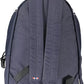 Chic Blue Polyester Daypack with Logo Print