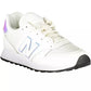 White Contrasting Details Lace-up Sneakers